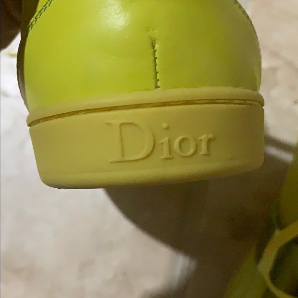Green Dior designer women shoes sneakers - Picture 2 of 6